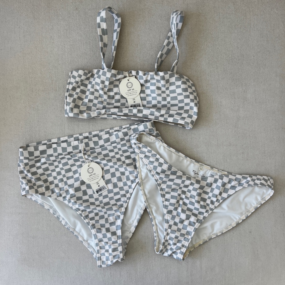 Rylee + Cru Checkered Swim